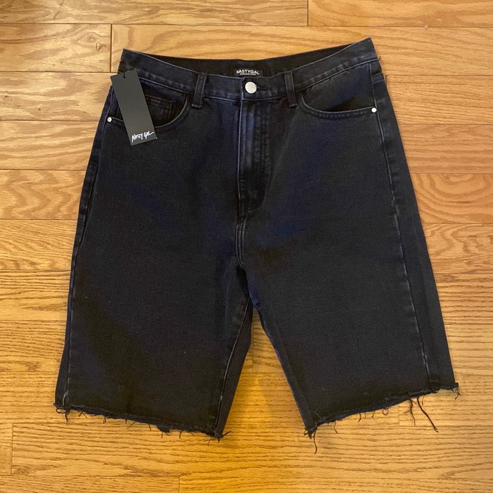 Nasty Gal, black cut off shorts. Never been worn.